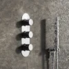 Hudson Reed Round Triple Concealed Thermostatic Shower Valve With Diverter -Shower Essence rndtr02 d1 1