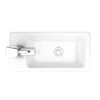 Rondo Wall Hung Small Cloakroom Basin Package -Shower Essence ronpkd5