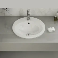 VitrA - S20 Countertop Round Basin - 1 Tap Hole - 3 Size Options