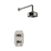 Heritage Glastonbury Recessed Shower With Premium Fixed Head Kit - Brushed Nickel -Shower Essence sdcdual15