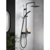 Triton Push Button Thermostatic Shower Mixer - Matte Black -Shower Essence sfxpbdivblk d4