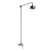 Heritage Glastonbury Exposed Shower With Premium Fixed Riser Kit - Brushed Nickel -Shower Essence sgsin08