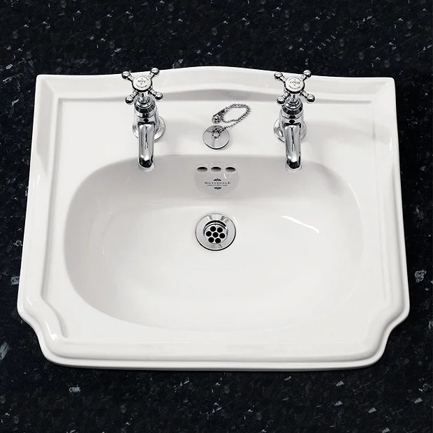 Silverdale Balasani Traditional Inset Basin - 520mm Wide 3 Silverdale Balasani Traditional Inset Basin - 520mm Wide