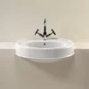 Silverdale Highgrove Traditional Semi Recessed Basin - 580mm Wide -Shower Essence silverdalehighgrovetraditionalsemirecessedbasin580mmwidel