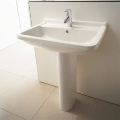 Duravit Starck 3 1TH Basin + Full Pedestal -Shower Essence sk501thfp d1