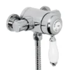 Heritage - Ryde Single Control Exposed Mini Valve With Bottom Outlet - Chrome -Shower Essence slc04 l1