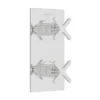 Heritage Salcombe 2 Outlet Twin Concealed Thermostatic Shower Valve - Chrome -Shower Essence ssac02