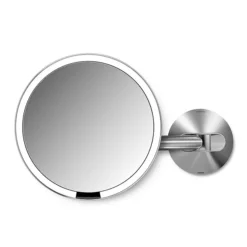 Simplehuman Rechargeable Wall Mounted 20cm Cosmetic Sensor Mirror -Shower Essence st3002 d1