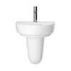 Heritage Stamford 450mm 1TH Basin + Semi Pedestal