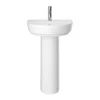 Heritage Stamford 560mm Basin + Full Pedestal -Shower Essence st56fp1th