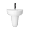 Heritage Stamford 560mm Basin + Semi Pedestal -Shower Essence st56sp1th