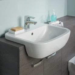 Ideal Standard Tempo 55cm 1TH Semi-Countertop Washbasin 9 Ideal Standard Tempo 55cm 1TH Semi-Countertop Washbasin -Shower Essence t059001 d2