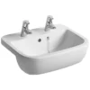 Ideal Standard Tempo 55cm 2TH Semi-Countertop Washbasin -Shower Essence t059101 l