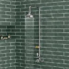Trafalgar Traditional Shower Incl. Rigid Riser, Fixed Head & Soap Basket -Shower Essence tfsk32 n d2