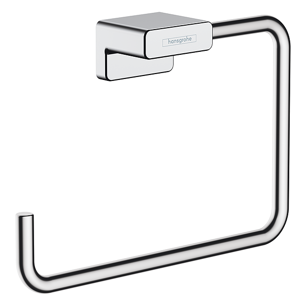 Hansgrohe AddStoris Chrome Towel Ring 4 Hansgrohe AddStoris Chrome Towel Ring - Image 2