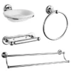 Traditional 4-Piece Bathroom Accessory Pack -Shower Essence traditional4piecebathroomaccessorypackl