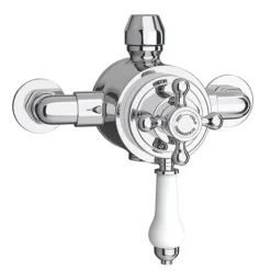 Trafalgar Traditional Luxury Rigid Riser Kit With Diverter + Dual Exposed Shower Valve -Shower Essence trafalgartraditionalluxuryrigidriserkitwithdiverterdualexposedshowervalvend2