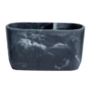Trafalgar Anthracite Marble Effect Polyresin Electric Toothbrush Holder -Shower Essence tratbh l