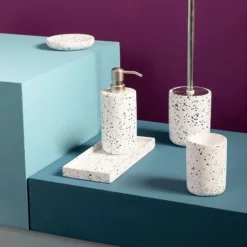 Turin Concrete Bathroom Accessories Set