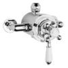 Nuie Traditional Dual Exposed Thermostatic Shower Valve - Chrome 1 Nuie Traditional Dual Exposed Thermostatic Shower Valve - Chrome -Shower Essence ultratraditionaldualexposedthermostaticshowervalvechromeity309l