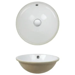 Crosswater - Cerdeña Undermount Basin - 370 X 370mm 7 Crosswater - Cerdeña Undermount Basin - 370 X 370mm -Shower Essence um0052scw d1