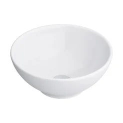 Venice Floating Basin Shelf (Gloss Grey - 1200mm Wide) Incl. 2 Round Basins