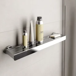 Venice Chrome 500mm Metal Shelf