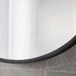 Arezzo Matt Black 500 X 800mm Capsule Mirror 9 Arezzo Matt Black 500 X 800mm Capsule Mirror -Shower Essence ven58cmb d2