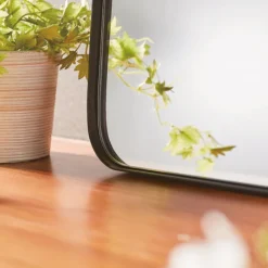 Venice Black Frame 500 X 750mm Rectangular Mirror -Shower Essence venbf5075 d2