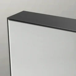 Venice Black Frame 600 X 800mm Rectangular Mirror