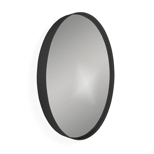 Venice Black Frame 600mm Round Mirror 4 Venice Black Frame 600mm Round Mirror - Image 2
