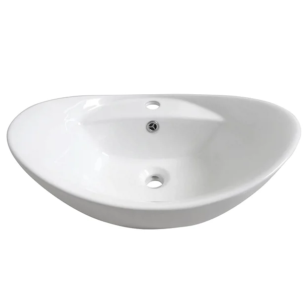 Faro Oval Counter Top Basin 1TH - 590 X 395mm 3 Faro Oval Counter Top Basin 1TH - 590 X 395mm