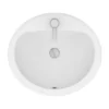 Rio Oval Inset Basin 1TH - 520 X 460mm -Shower Essence ves017 d1