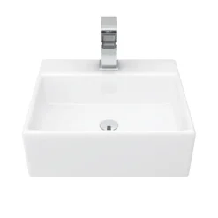 Cubetto 340 X 295mm Wall Hung Small Cloakroom Basin 1TH 11 Cubetto 340 X 295mm Wall Hung Small Cloakroom Basin 1TH -Shower Essence ves037 n d1