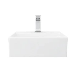 Cubetto 340 X 295mm Wall Hung Small Cloakroom Basin 1TH 12 Cubetto 340 X 295mm Wall Hung Small Cloakroom Basin 1TH -Shower Essence ves037 n d2