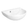 Harmonia 440 X 365mm 0TH Curved Wall Hung Basin -Shower Essence ves0560th d3