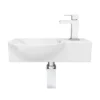 Valencia Wall Hung Basin (400mm Wide - Gloss White)