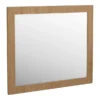 Valencia Naturale Oak Effect Framed Mirror 800 X 700mm -Shower Essence vnat80m d2