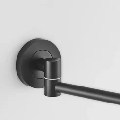 Venice Matt Black 5x Magnifying Cosmetic Mirror With Round Wall Plate 11 Venice Matt Black 5x Magnifying Cosmetic Mirror With Round Wall Plate -Shower Essence vncmrnmb d3