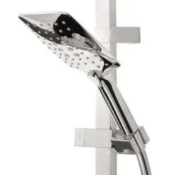 Bristan Vertico Thermostatic Exposed Bar Shower With Rigid Riser - Chrome -Shower Essence vrshxdivffc nd4