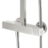 Bristan Vertico Thermostatic Exposed Bar Shower With Rigid Riser - Chrome -Shower Essence vrshxdivffc nd5