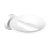 Venice White Metal Soap Dish -Shower Essence vwhia03 l