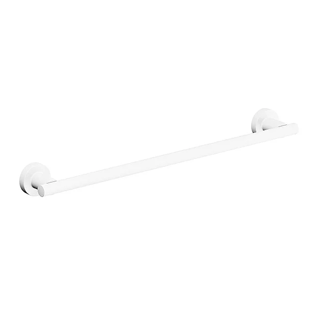 Venice White 510mm Towel Rail 4 Venice White 510mm Towel Rail - Image 2