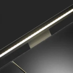 Croydex Hampton Hang N Lock Triple Door Illuminated Mirror Cabinet With Shaver Socket 700 X 900mm -Shower Essence wc147469eai1