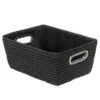 Wenko - Chromo Rectangular Bathroom Storage Basket - Black 1 Wenko - Chromo Rectangular Bathroom Storage Basket - Black -Shower Essence wenkochromorectangularbathroomstoragebasketblack20375100l