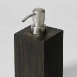 Wooden Soap Dispenser Dark Oak